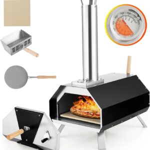 GYMAX Four à Pizza Extérieur 30CM A+++